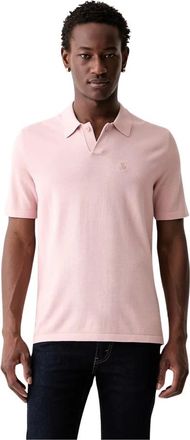 Marc O'Polo Polo Shirt Regular - Heren - Polos - Roze - S - Katoen - Tops