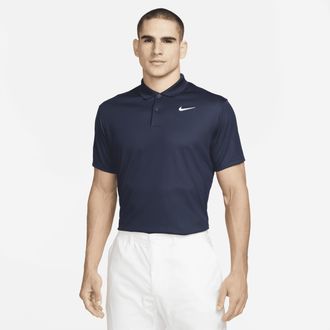 Nike Mens Court Dri-FIT Tennis Polo in Blue | DD8372-451