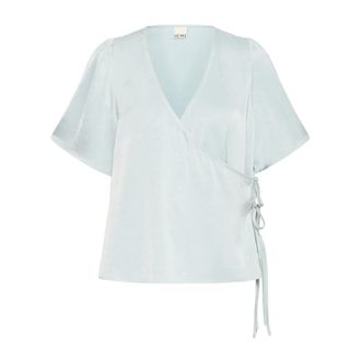 Ichi Ichi - Abyss Blauw Stijlvol MS - Dames - Blouses & Shirts - Blauw - Maat: M