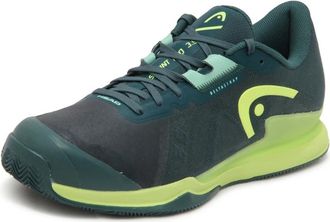 Head Sprint Pro 3.5 Clay Shoe - Heren - Sneakers - Groen - 44 1/2 EU - Leer - Schoenen