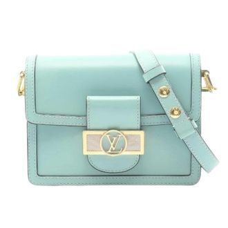 Louis Vuitton Pre-owned Dauphine Mini Leren Schoudertas - Dames - Pre-owned - Groen - Maat: ONE Size Leer
