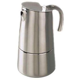 Bra Bra - Cafetera Bella Inoxidable 2 Tazas Para Todo Fuego