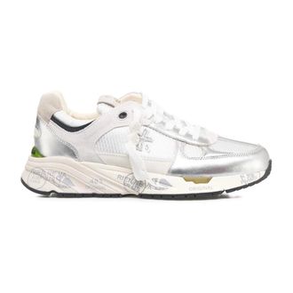 Premiata Sneakers, female, Gray, 8 UK, Silver Trainers for Women Aw24