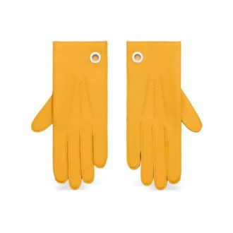 Ami Handschoenen - unisex - Accessoires - Geel - Maat: 7 IN