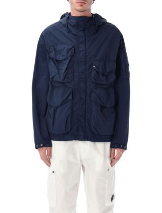 C.P. Company Flatt Nylon Goggle Hood Medium Jacket