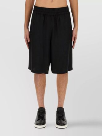 Moschino logo-print bermuda shorts