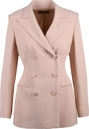 Max Mara Dames, Jassen, Roze, Maat: XS Leer