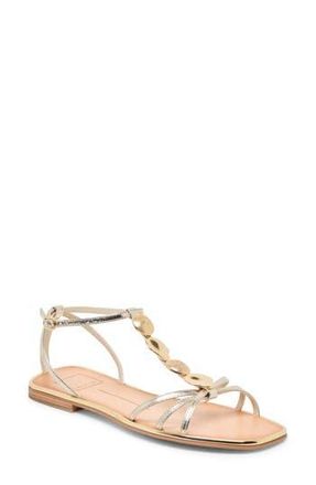 Dolce Vita Faun Ankle Strap Sandal in Light Gold at Nordstrom Rack, Size 7.5