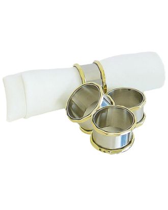Alice Pazkus Set Of 4 Napkin Holders