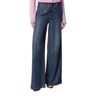 Self Portrait Dames, Jeans, Blauw, Maat: W27 Katoen