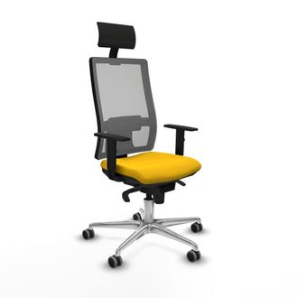 Piqueras y Crespo Piqueras Et Crespo Horna Silla De Oficina Amarilla Confortable