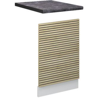Vicco Panel Frontal Fame-line, Panel De Roble, 45 Cm, Et Antracita