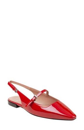 Linea Paolo Celeste Slingback Pointed Toe Flat in Red at Nordstrom Rack, Size 7.5
