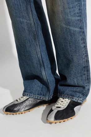 Maison Margiela Sports Shoes With Logo, Mens, Black