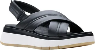 Clarks Tuscan Cross Leather Sandal
