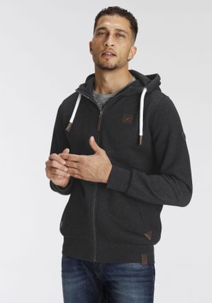 AJC Kapuzensweatjacke AJC, Herren, Gr. 4XL (68/70), grau (anthrazit), Sweatware, Obermaterial: 55% Baumwolle, 45% Polyester. Kapuzenfutter: 65% Polyester,