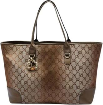 Gucci Pre-owned Heart Bit Tote Bag - - Pre-owned - Donna - Marrone - ONE SIZE