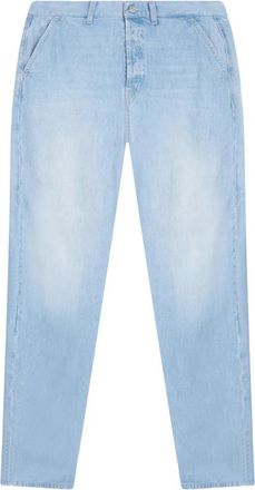 Dondup Loose Alek Straight Jeans - Dames - Regular Fit Jeans - Blauw - W28 - Denim - Jeans