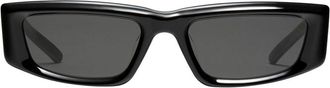 Gentle Monster rectangular frame sunglasses - unisex - Acetate - One Size - Black