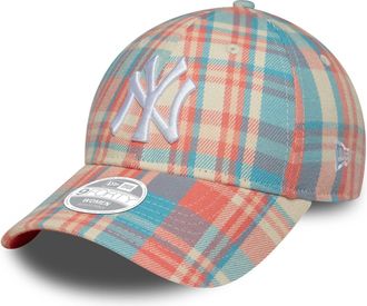 New Era New York Yankees 9Forty Check Women Cap Check Pattern