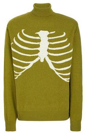 8 by YOOX WOOL BLEND JACQUARD KNIT TURTLE NECK