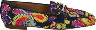 Pedro Miralles Blauwe Instappers met G Breedte - Dames - Loafers - Veelkleurig - 36 EU - Schoenen
