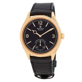 Rolex 1908 Black Dial Unisex Watch 52508-0002