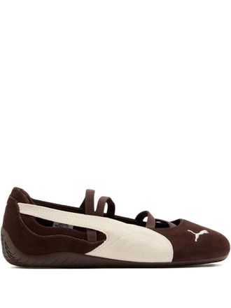 Puma Ballerine in pelle scamosciata - Marrone