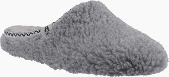 Hush Puppies Womens Good Slipper Teddy Womens Mule Slippers - Grey - Size: 3