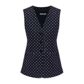 Max Mara Vests, female, Blue, Size: 2XS Rivolo Vest