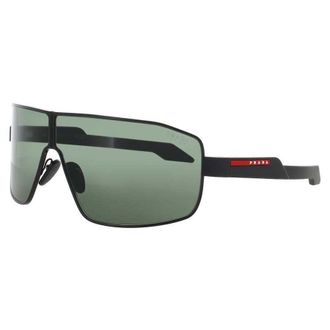 Prada Mens Black Rectangular Sunglasses PS54YS1BO06U
