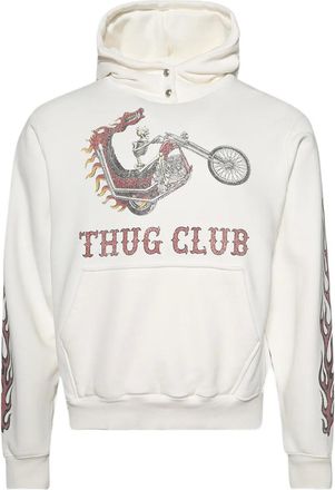 Thug Club Felpa Dragon Chopper con cappuccio - Toni neutri