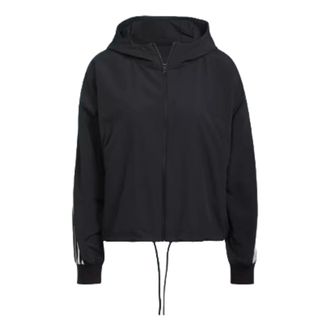 adidas (WMNS) adidas Sportswear Future Icons Woven Windbreaker Asia Sizing Black HA8435