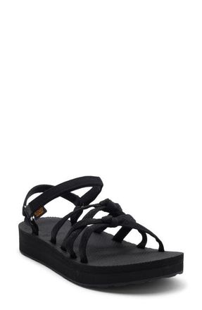 Teva Kena Slim Midform Sandal in Black at Nordstrom, Size 12