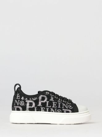 Philipp Plein Suede Sneakers with Rhinestones