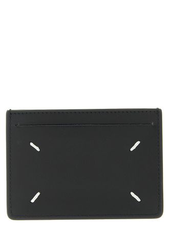 Maison Margiela Stitching Card Holder Portafogli Nero-Donna