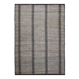 Decoclico Alfombra rectangular de yute y algod&oacute;n