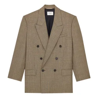 Saint Laurent Mujer, Chaquetas, Beige, Talla: S