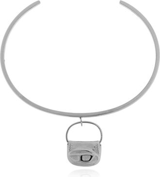 Diesel Armband met een Hanger - unisex - Armbanden - Grijs - ONE Size - Accessoires