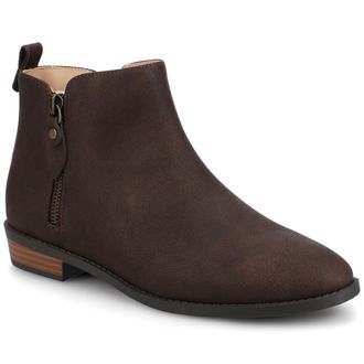 Journee Collection Women & apos;s Ellis Medium and Wide Width Booties