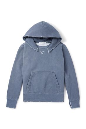 Our Legacy Relic Distressed Cotton-Jersey Hoodie