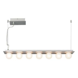 Netlighting Mini Bubble Straight Bar Pendant Ceiling Light Aluminum in Grey