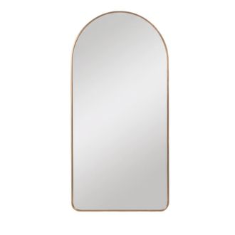 Oresteluchetta Espejo de pared aluminio oro mate 120x60x2,5 cm