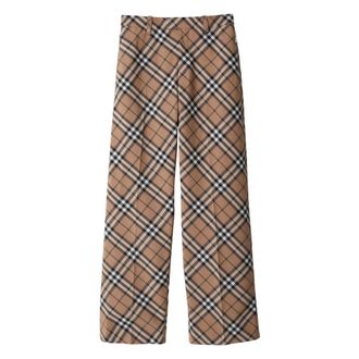 Burberry Broeken, Heren, Veelkleurig, M, Katoen, Wijde Broek