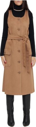 Moschino Faux Suede Overhemdjurk - Dames - Shirt Kleedjes - Bruin - S - Kleedjes