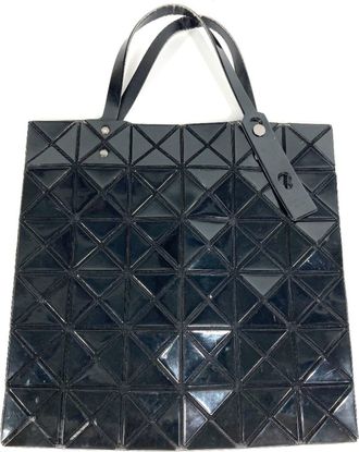 Issey Miyake Black Pvc Shoulder Bag Tote Bag (Pre-Owned)