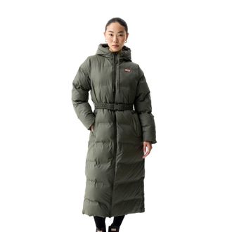 Hunter Hutchison Sonic Lange Puffer Jas Dames Groene Puffer Jassen