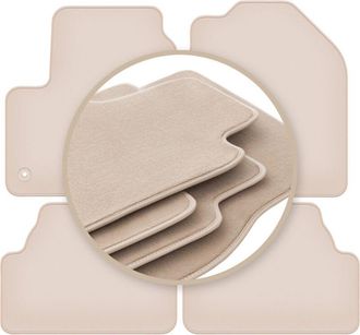 OEM Alfombrillas Premium Beige Para: Hyundai Kona Ev / Crossover El&eacute;ctrico 2017