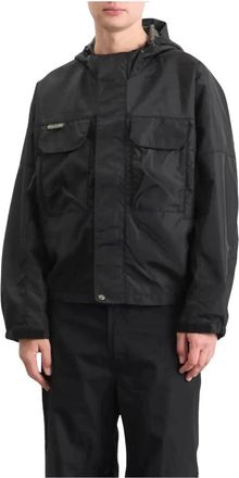Thisisneverthat Fitness, Heren, Zwart, L, Polyester, SP Logo Wading Jacket