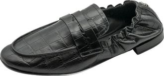 Massimo Santini April 003 - Dames - Loafers - Zwart - 37 EU - Leer - Schoenen